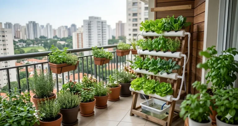 Sistemas Hidropônicos para Pequenos Espaços