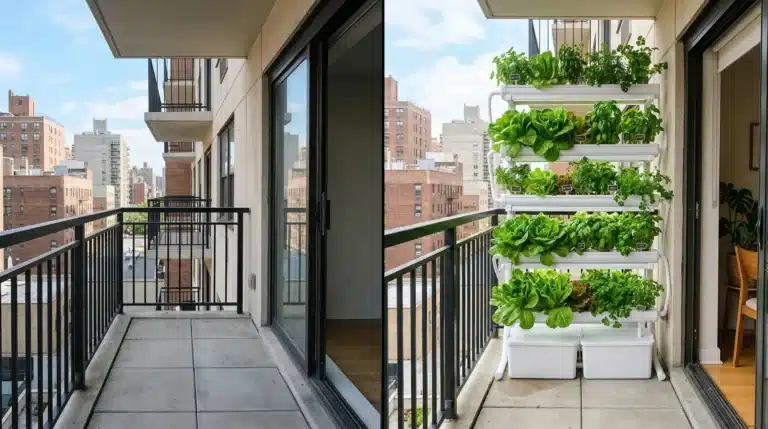 Como Cultivar Hortaliças Hidropônicas em Apartamentos e Varandas (Guia Completo 2026)