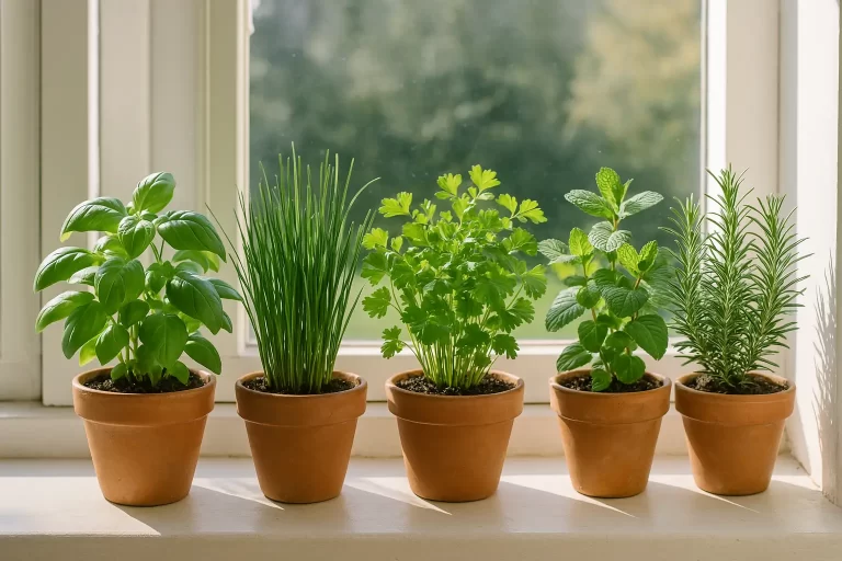 Top 5 temperos que você pode cultivar no parapeito da janela