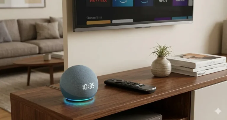 Echo Dot com Relógio