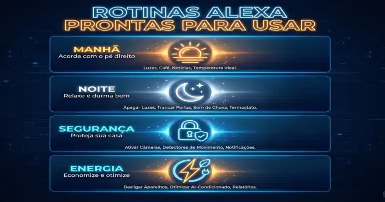 Rotinas Alexa Prontas para Facilitar Sua Vida em 2026