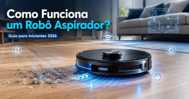 Como Funciona um Robô Aspirador? Guia para Iniciantes 2026