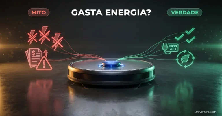 Robô Aspirador Gasta Muita Energia? Mitos e Verdades 2026