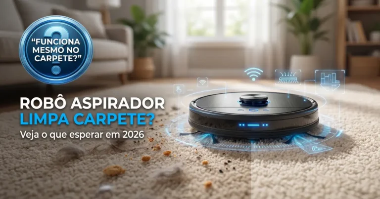 Robô Aspirador Limpa Carpete? Veja o Que Esperar em 2026