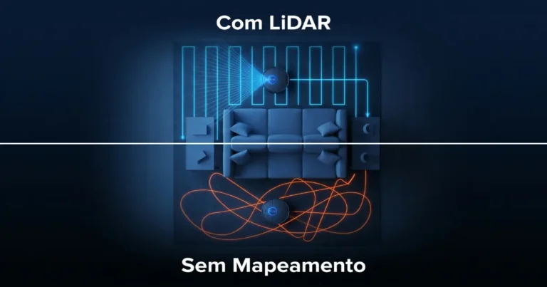 Robô Aspirador com Mapeamento vs Sem Mapeamento em 2026