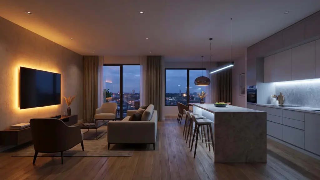 Imagem atual: Como Instalar Fita LED Inteligente na Bancada ou atrás da TV